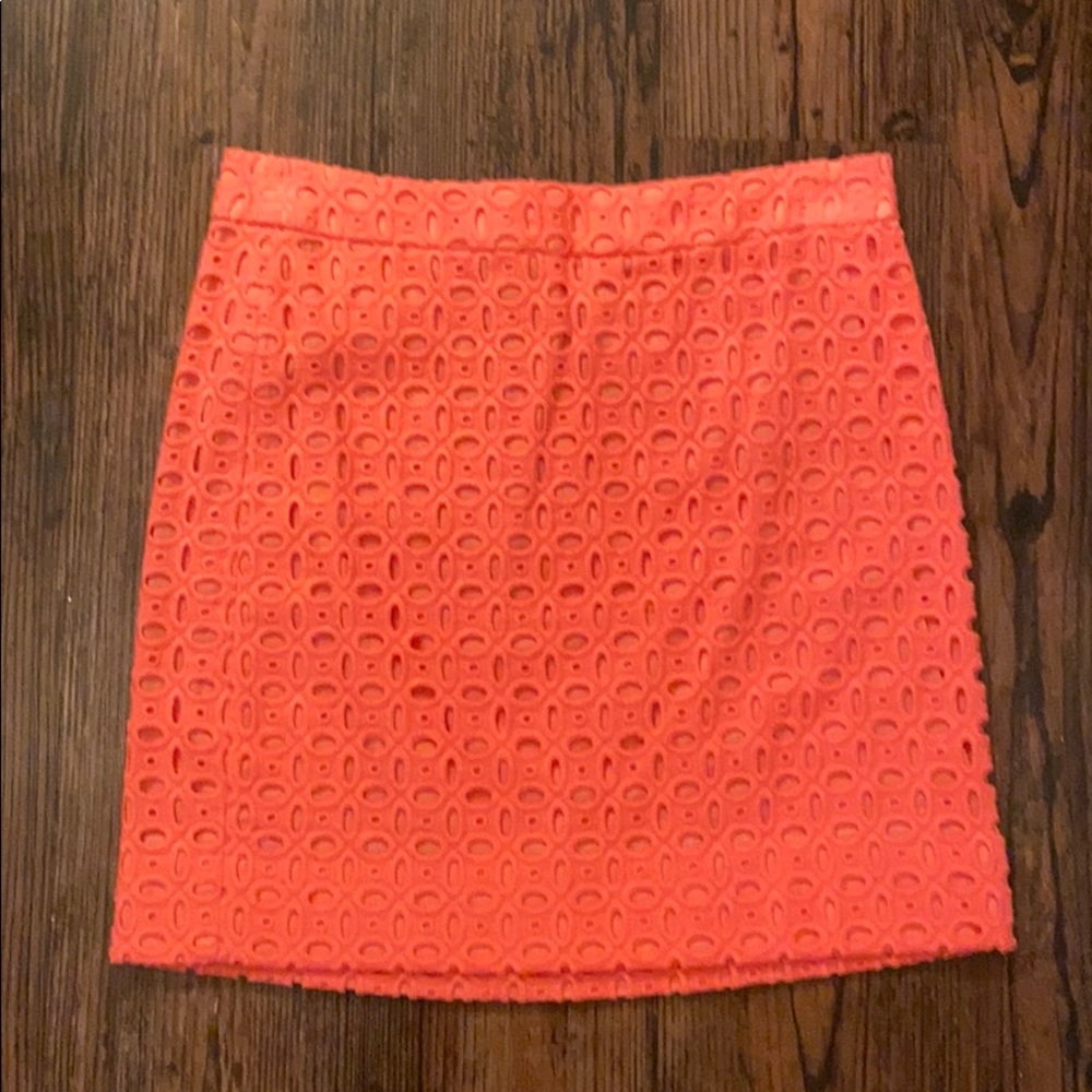 Jcrew Factory Eyelet Mini Skirt